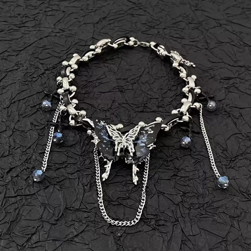 Midnight Butterfly Choker