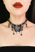 Midnight Butterfly Choker